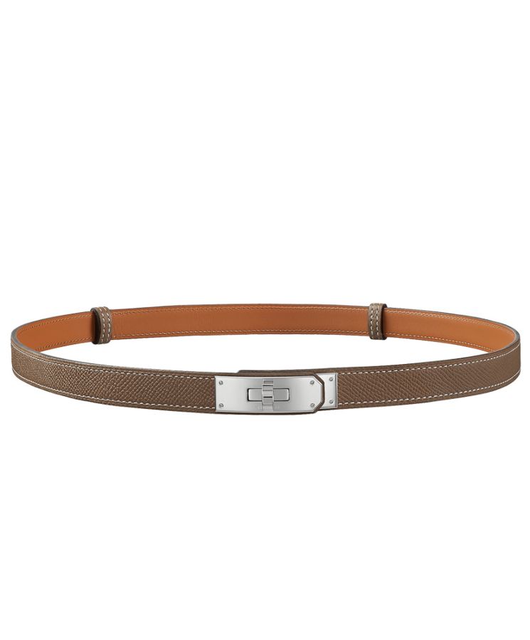 Her..mes Women’s Kelly belt Gray