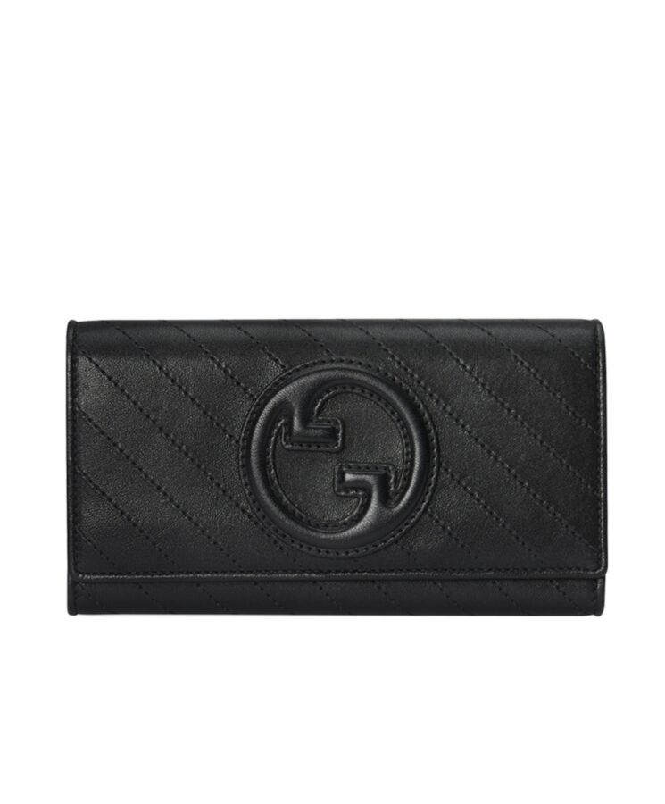 G.U.C.C Blondie Continental Wallet 760302 Black