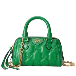 G.U.C.C GG Matelasse, Luxury Handbag, Leather Mini Bag, Interchangeable Straps, G.U.C.C Love Parade