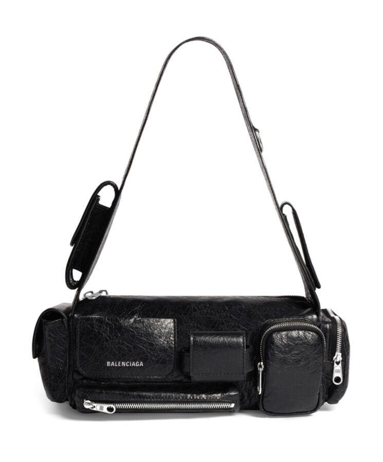 Balen.ciaga Superbusy XS Sling Bag Black