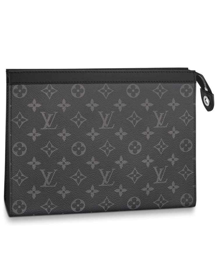 L.*V Pochette Voyage MM Monogram Eclipse Travel Accessories M61692 Black