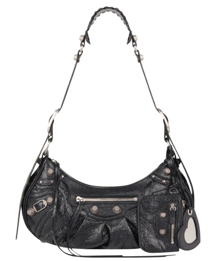 Balen.ciaga Le Cagole Small Shoulder Bag Black