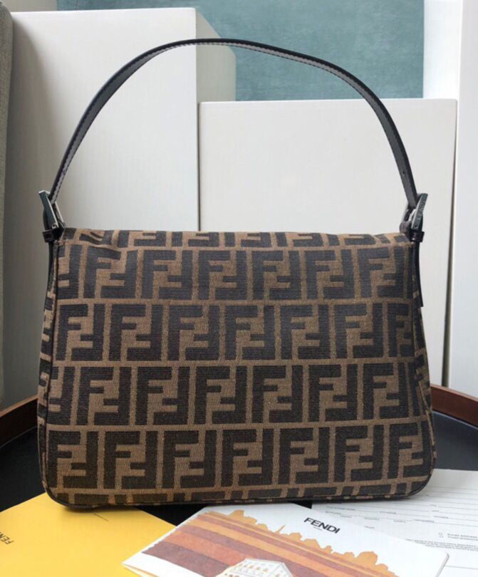 Fen.di Zucca Canvas Bag Coffee