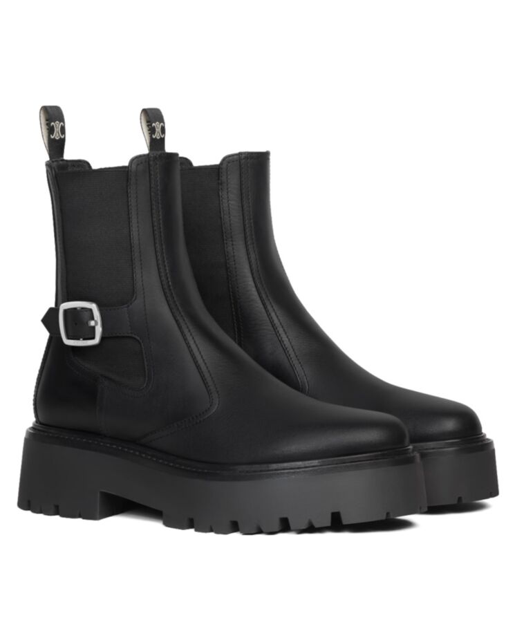 Ce.line Women’s Bulky Chelsea Boot In Calfskin Black