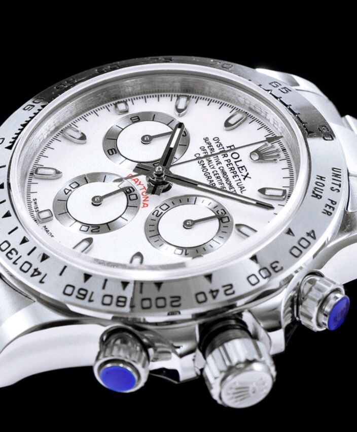 Ro.le.x Daytona Two Tone White Watch, Luxury Ro.le.x Watch, Ro.le.x Daytona Chronograph