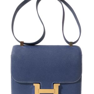 Her..mes Epsom Constance, Luxury Her..mes Bag, Palladium Hardware Handbag, Epsom Leather Bag