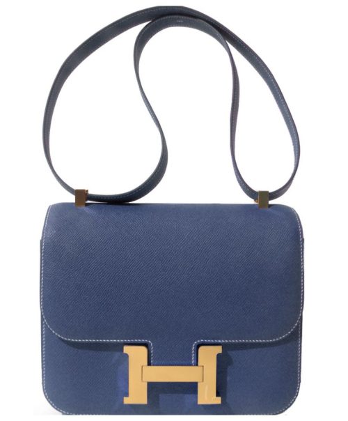 Her..mes Epsom Constance, Luxury Her..mes Bag, Palladium Hardware Handbag, Epsom Leather Bag