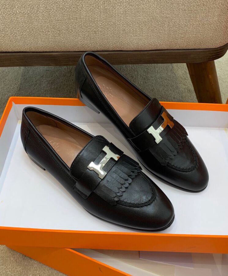 Her..mes Women’s Royal Loafer Black