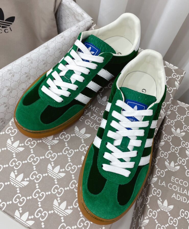 G.U.C.C x Adi.da.c Unisex Gazelle Sneaker Green