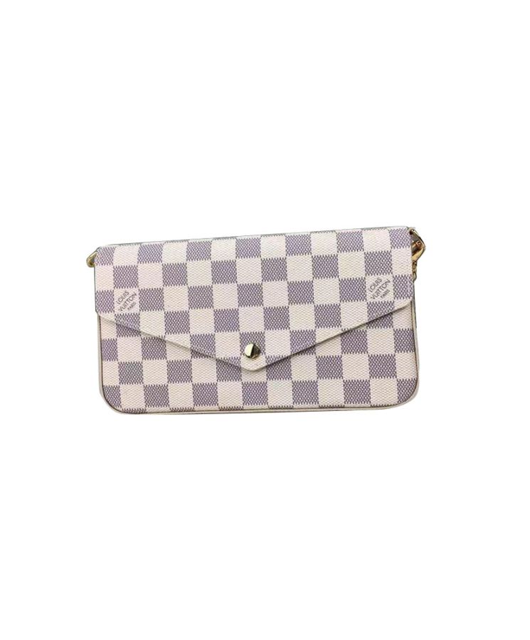 L.*V Pochette Felicie N63106 White