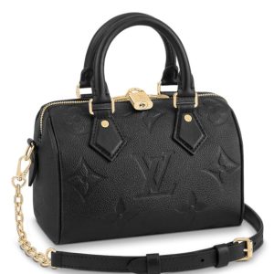 L.*V Speedy, Speedy Bandouliere 20, Luxury Handbag, Designer Handbag, Monogram Empreinte Leather