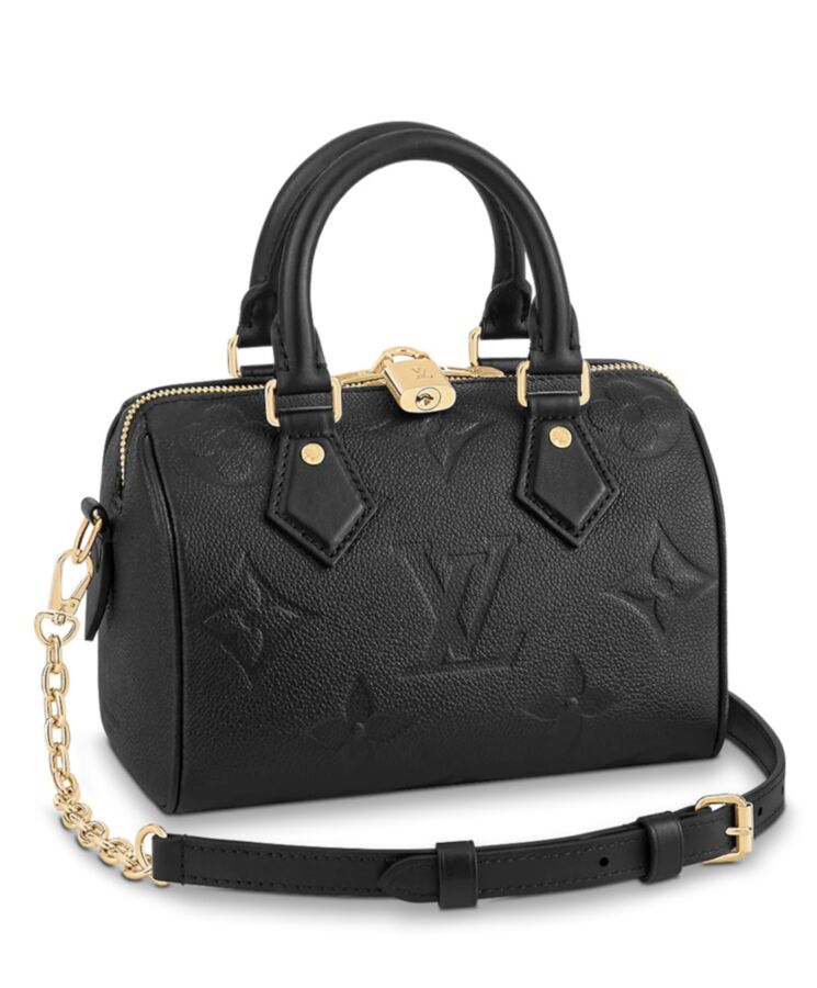 L.*V Speedy, Speedy Bandouliere 20, Luxury Handbag, Designer Handbag, Monogram Empreinte Leather