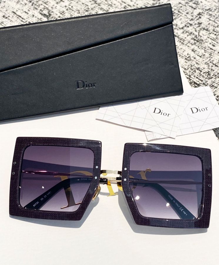 Di.ar Large-size square frame sunglasses, High-fashion sunglasses, UV protection sunglasses, Luxury sunglasses