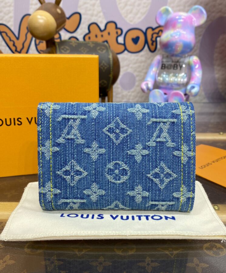 L.*V Victorine Wallet M82959 Blue