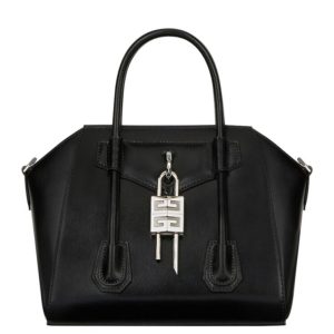 Given.*chy Mini Antigona, Calfskin Crossbody Bag, 4G LOGO Padlock, Luxury Handbag