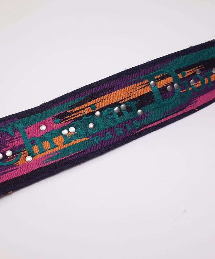 Di.ar Di.ar Fiesta Strap, Multicolored Embroidered Strap, Designer Shoulder Strap