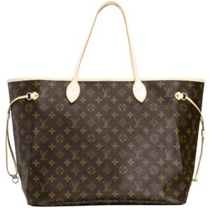 "L.*V Monogram, Neverfull M40157, Brown, Luxury Handbag, Signature Monogram Canvas"