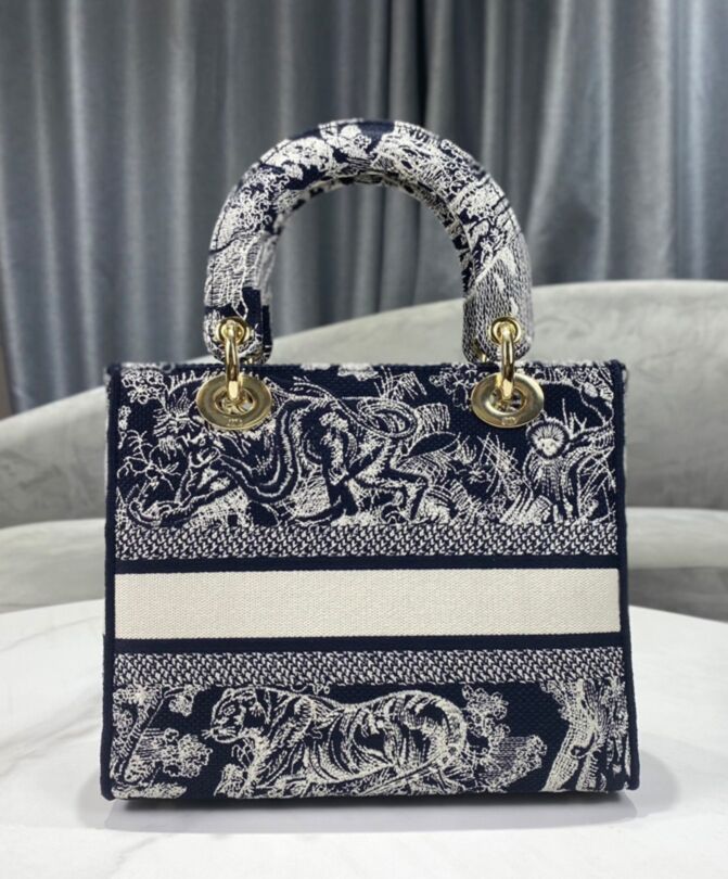 Di.ar Medium Lady D-Lite Bag Dark Blue