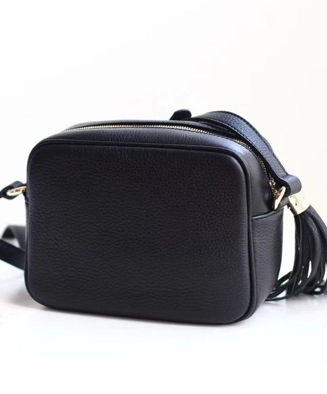 G.U.C.C Leather Soho Camera Bag 308364 Black