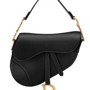 Di.ar Saddle Bag, Luxury Handbag, Black Saddle Bag, High-End Di.ar Bag, Di.ar Bag M0446