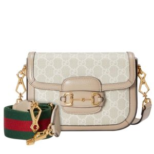 G.U.C.C Horsebit 1955, GG Mini Bag, Luxury Bag, Equestrian-Inspired Bag, GG Supreme canvas