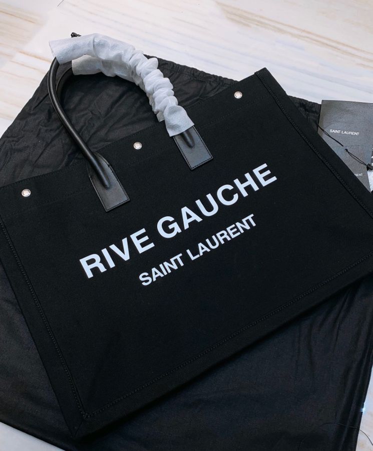 Saint.Lau.rent Rive Gauche Tote, Luxury Tote Bag, Designer Leather Bag