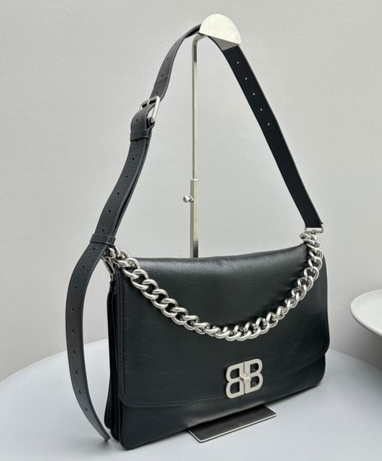 Balen.ciaga BB Soft, Large Flap Bag, Luxury Crossbody Bag, Balen.ciaga Bag