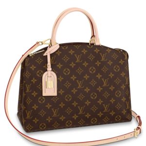 L.*V Grand Palais, Monogram canvas tote, luxury leather tote, designer handbag, L.*V M45898