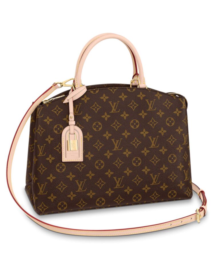 L.*V Grand Palais, Monogram canvas tote, luxury leather tote, designer handbag, L.*V M45898