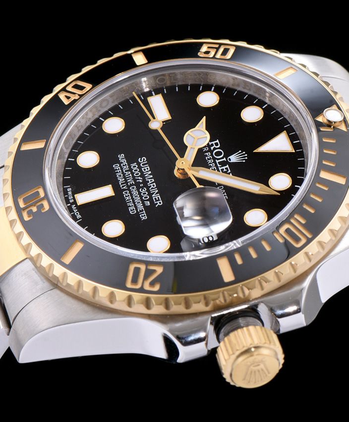 Ro.le.x Gold Submariner, Luxury Watch, Men's Watch, Waterproof Watch, Ro.le.x Watch