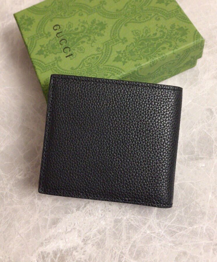 G.U.C.C Wallet With Embossed G.U.C.C Logo 658668 Black