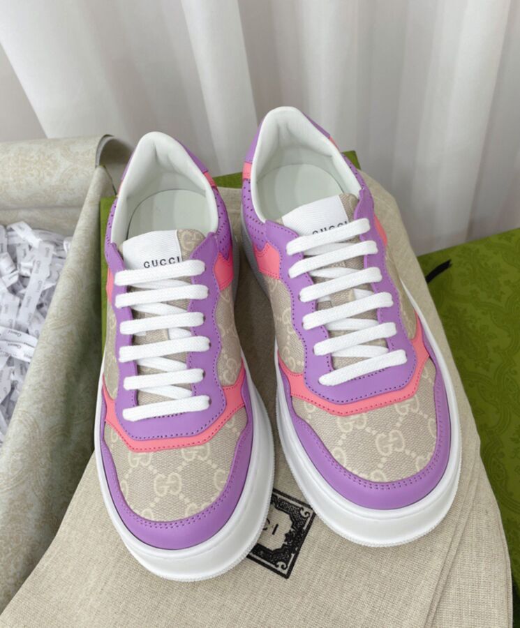 G.U.C.C Unisex GG Sneaker Purple