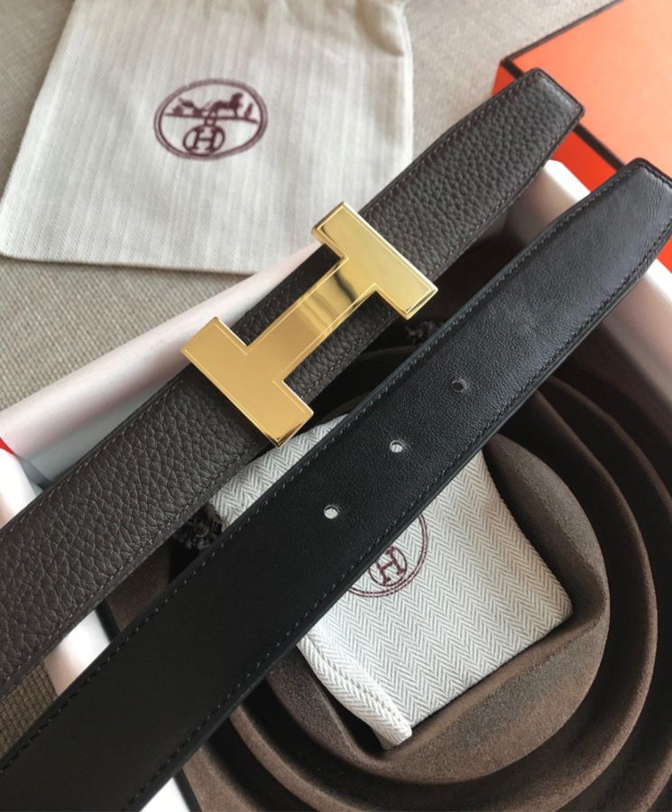 Her..mes Women’s Quizz belt buckle & Reversible leather strap