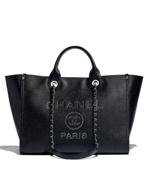 Cha.nel Tote Bag, Cha.nel A57067, Black Cha.nel Bag, Caviar Skin Bag.