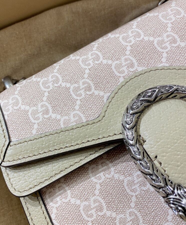 G.U.C.C Dionysus GG Mini Bag Cream