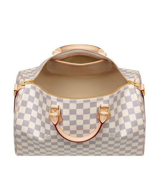 L.*V Damier Speedy N41000 White