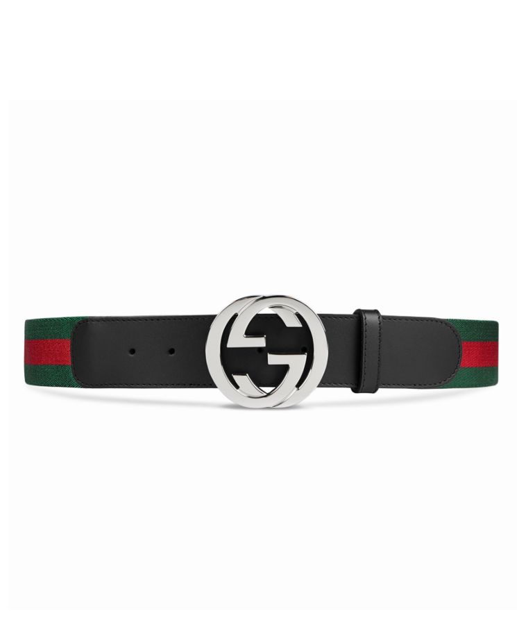 G.U.C.C Unisex Web, G.U.C.C Web Belt, Luxury Accessory, G buckle 411924, Leather Belt