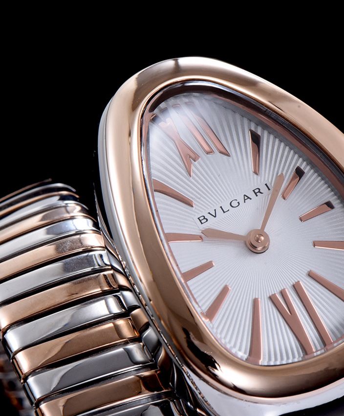 Bvl.gar two-tone steel automatic watch White