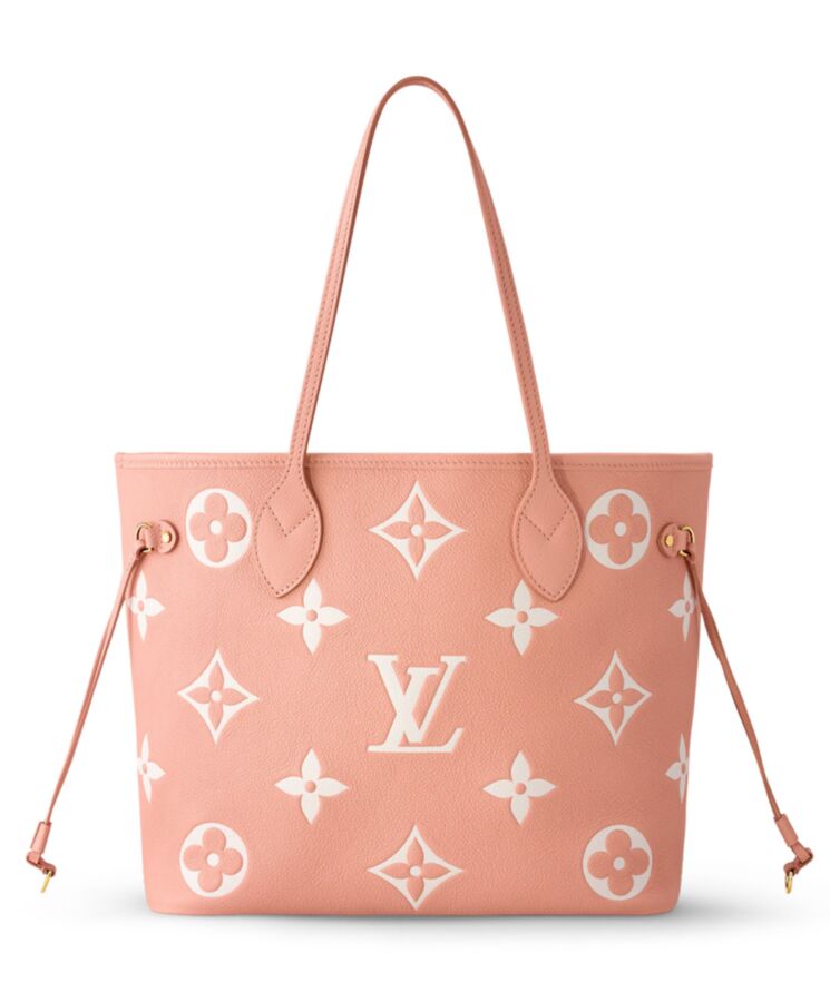 L.*V Neverfull MM M46329 Peachblow