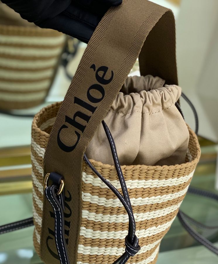 chl.oe Small Woody Basket Khaki