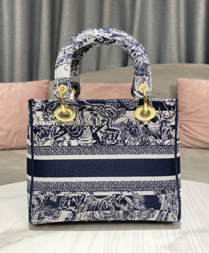 Di.ar Medium Lady D-Lite Bag Dark Blue