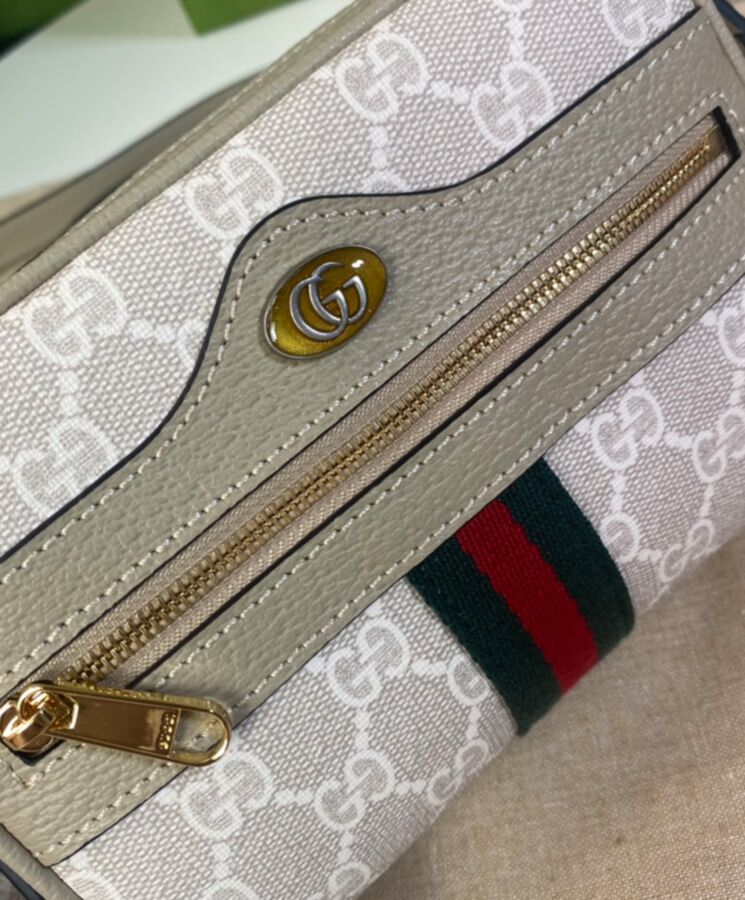 G.U.C.C Ophidia GG Mini Bag Cream