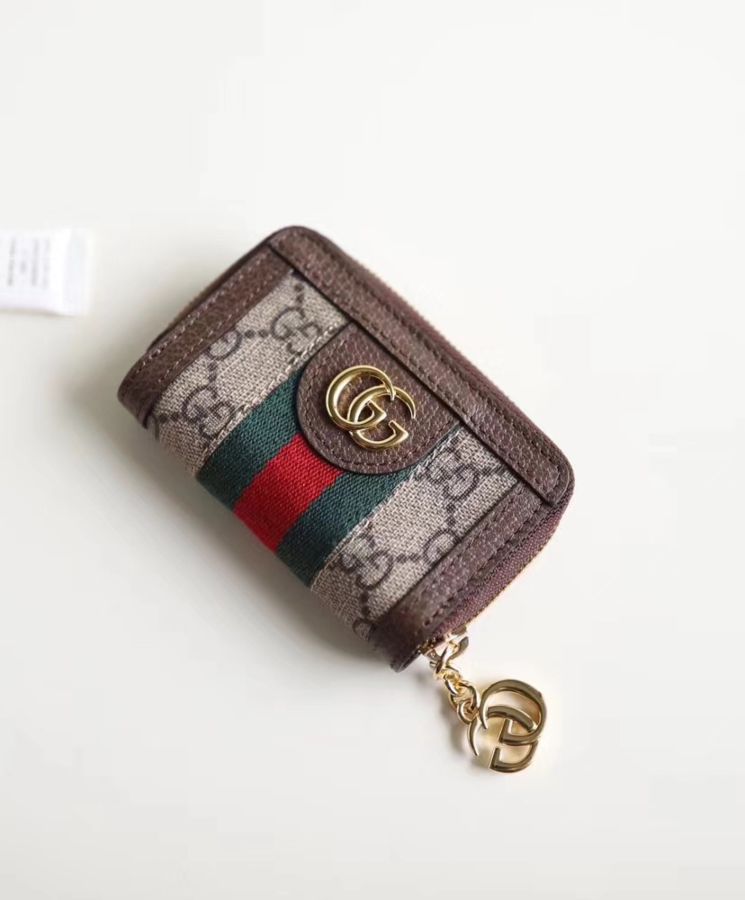 G.U.C.C Ophidia GG, GG logo key case, luxury key case, G.U.C.C heritage, Web stripe