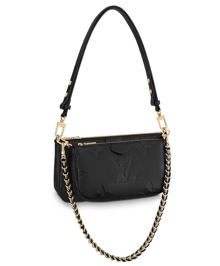 L.*V Multi Pochette, Luxury Cross-Body Bag, Monogram Empreinte Leather