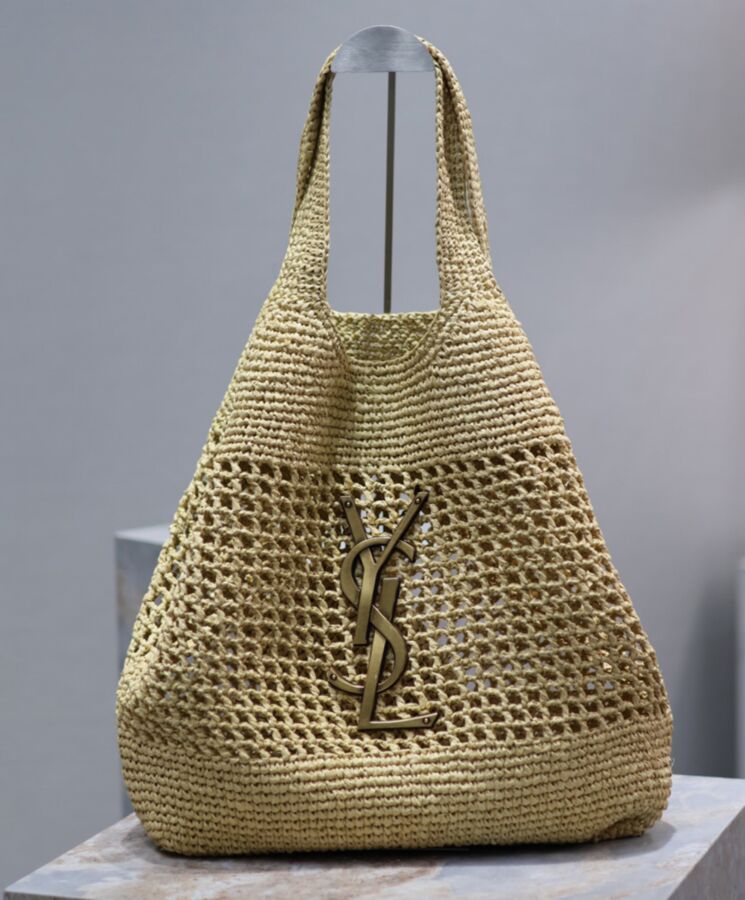 Saint.Lau.rent Icare In Raffia Apricot