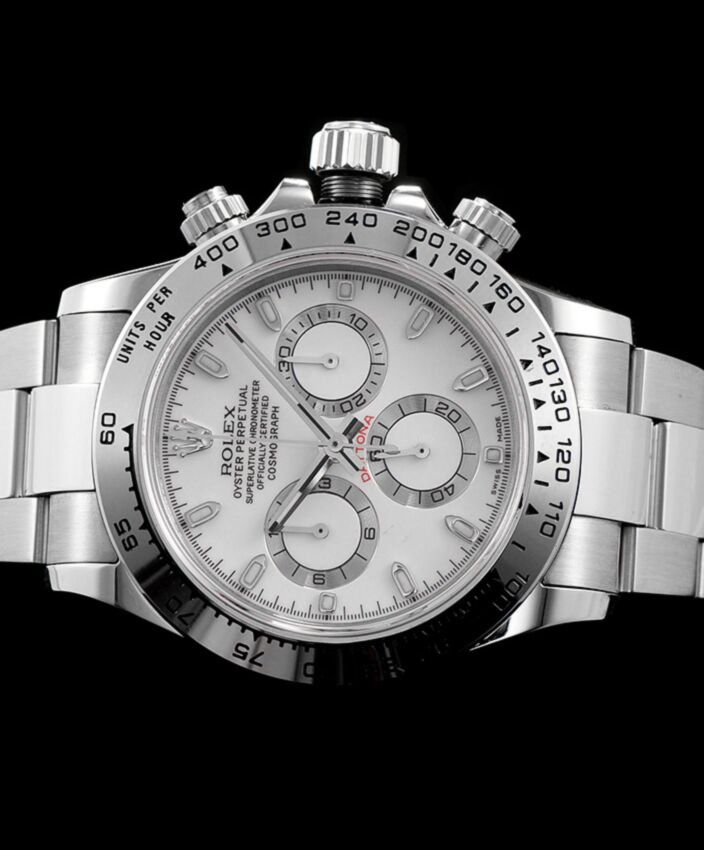 Ro.le.x Daytona Two Tone White Watch, Luxury Ro.le.x Watch, Ro.le.x Daytona Chronograph