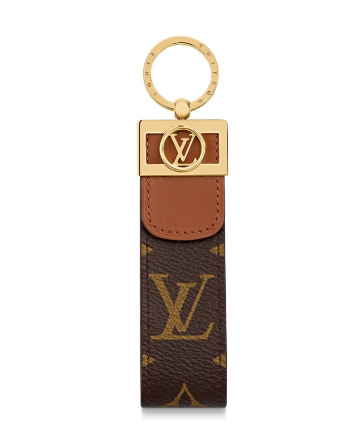 L.*V Dauphine Dragonne Key Holder M69000 Brown