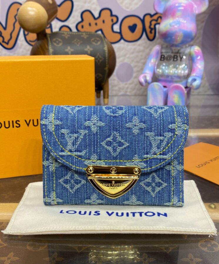 L.*V Victorine Wallet M82959 Blue