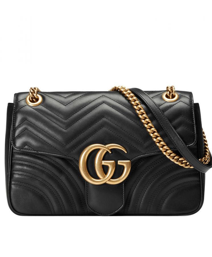 G.U.C.C GG Marmont Matelasse Medium Shoulder Bag 443496