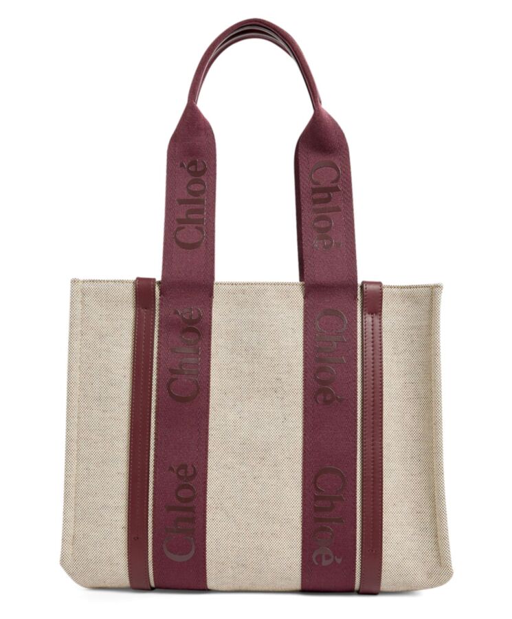 chl.oe Medium Woody Tote Bag Mauve